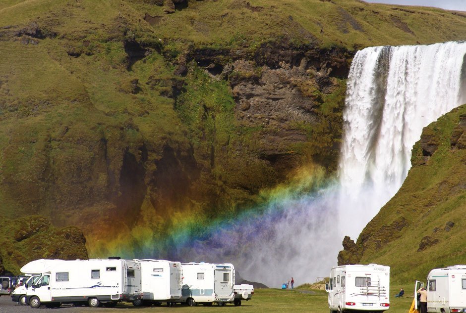 Isla de hielo y fuego Islandia en autopcaravana